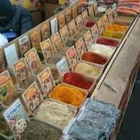 Loose spices at Pryvoz Market in Odessa