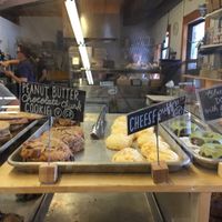 baked goods with vegan options  at Swamp Rabbit Cafe in Greenville