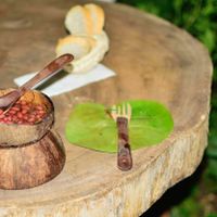 Mr Aristides prepared something on the spot at Baracoando in Baracoa