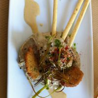 homemade spread of artichokes as the starter of the menu of the day at Nomit in Valencia