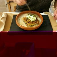 lasagne at Nomit in Valencia