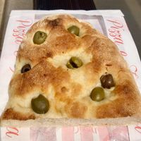 Olive ciabatta   at NaturaSi - Gustavo Fara in Milan