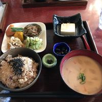 Vegan set meal  at Aisunao in Naoshima