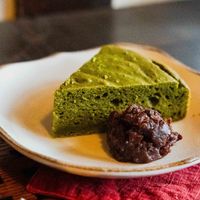 Matcha rice cake at Aisunao in Naoshima