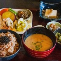 Lunch set at Aisunao in Naoshima