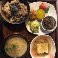 Lunch set  at Aisunao in Naoshima