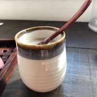 Brown rice amazake  at Aisunao in Naoshima