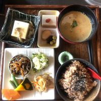 Set lunch (vegan) at Aisunao in Naoshima