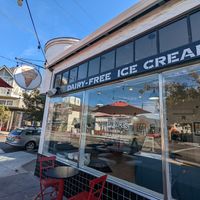 Front... at Mr. Dewie's Cashew Creamery in Albany