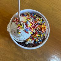   at Mr. Dewie's Cashew Creamery in Albany