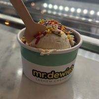   at Mr. Dewie's Cashew Creamery in Albany