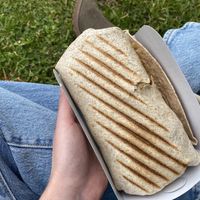 Bigggg delicious falafel wrap at Oogst in Alkmaar