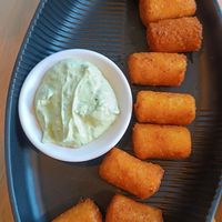 Croquetas at La Huella Vegana in Rivas-vaciamadrid