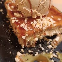 tarta de palulu, probadla, tiene un premio y no me extraña! at La Huella Vegana in Rivas-vaciamadrid