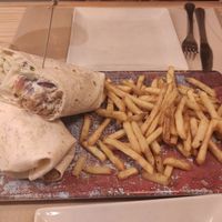 Ke bab! Wrap at La Huella Vegana in Rivas-vaciamadrid