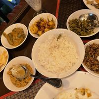 Rice and curries. Cold and not tasty  at Jade Green Tea Centre & Restaurant in Ella