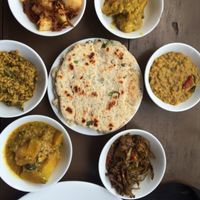 curry and rotti  at Jade Green Tea Centre & Restaurant in Ella