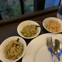 first half of curry  at Jade Green Tea Centre & Restaurant in Ella