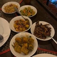 Five Vegetable Curries  at Jade Green Tea Centre & Restaurant in Ella