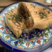 vegan falafel wrap at Falla - Wawrzyniaka in Poznan
