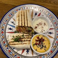 Super delicious wrap with mango sauce   at Falla - Wawrzyniaka in Poznan