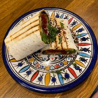 Beetroot, wakame and avocado wrap at Falla - Wawrzyniaka in Poznan