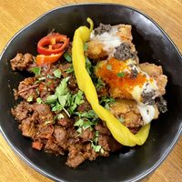 Spicy goulash  at Falla - Wawrzyniaka in Poznan