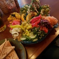 vegan Fatima hand at Falla - Wawrzyniaka in Poznan