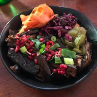 Tel Aviv eggplant at Falla - Wawrzyniaka in Poznan