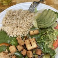 Switched the mushrooms for tofu!  at La Bio Cafetta in Lima