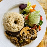 Main plate  at La Bio Cafetta in Lima