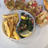 Mixed plate at Falafel in Sarajevo