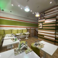 Inside  at Falafel in Sarajevo