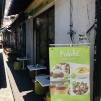 outside  at Falafel in Sarajevo