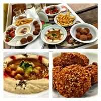 falafel, and lots of it. at Falafel in Sarajevo