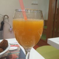 fresh fruit juice at Falafel in Sarajevo