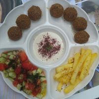 Falafel plate at Falafel in Sarajevo