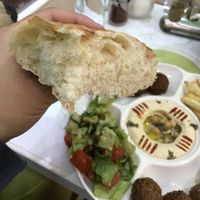 wow, bread! at Falafel in Sarajevo