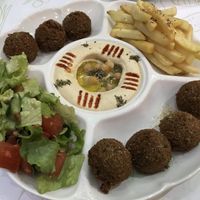 falafel platter! at Falafel in Sarajevo