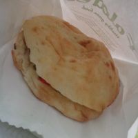 great pita bread; falafel  at Falafel in Sarajevo