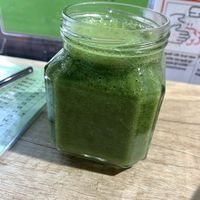 Kale kick at Vyro Raw & Vegan Bistro in Bucharest