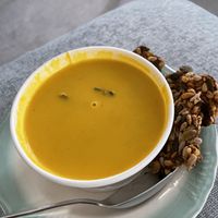 Supa crema fara gluten  at Vyro Raw & Vegan Bistro in Bucharest