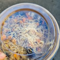 Spaghetti with mushrooms and beyond meet at Vyro Raw & Vegan Bistro in Bucharest