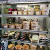 Fridge at Vyro Raw & Vegan Bistro in Bucharest