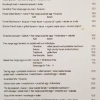 Menu ~  October 2018 at Replenish Cafe in Timaru