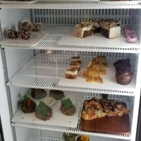 Some of the cabinet food. Great quality. at Replenish Cafe in Timaru