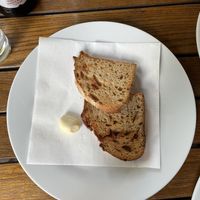 Toasted bread with fresh garlic  at Restaurace V Ruthardce in Kutna Hora