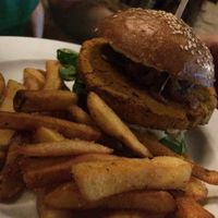 Chickpea burger  at Restaurace V Ruthardce in Kutna Hora