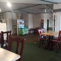 Buffet atmosphere at Ukrop in Kyiv