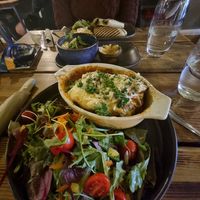 The signature lasagne - fantastic! at Super Natural Newcastle in Newcastle Upon Tyne